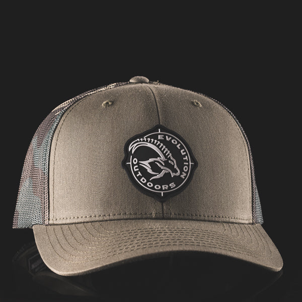 Mesh Back/Printed Mesh Cap - Loden/Green Camo