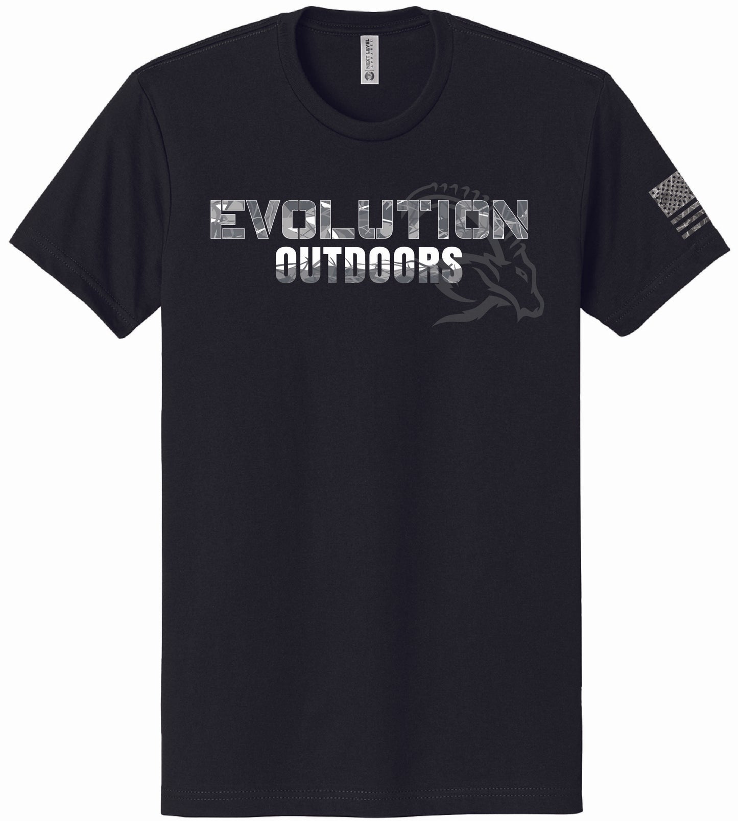 Men's Evolution Outdoors Tee - Black -