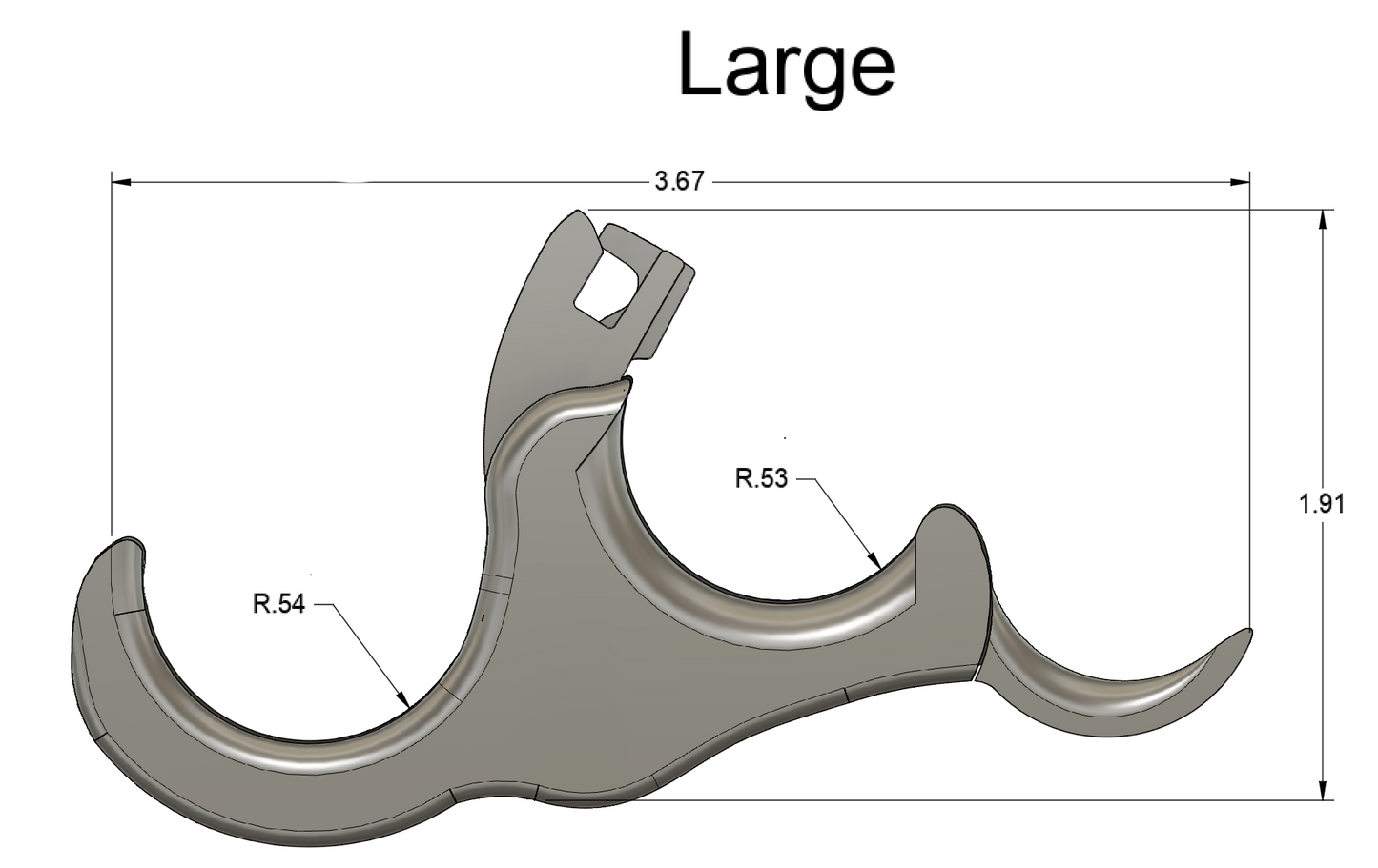 IBEX - BRASS - Hinge