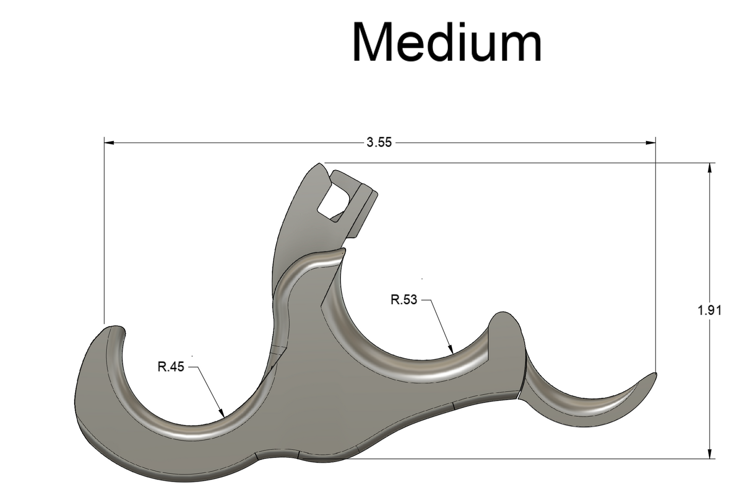 IBEX - BRASS - Hinge
