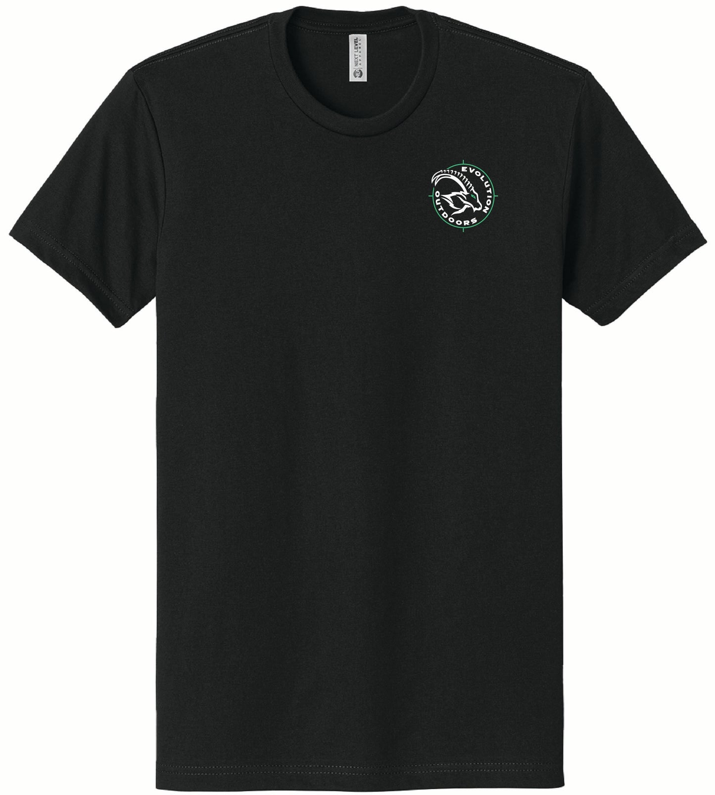 Men's Ibex Flag on Back Tee - Black