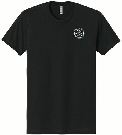 Men's Ibex Flag on Back Tee  - Black